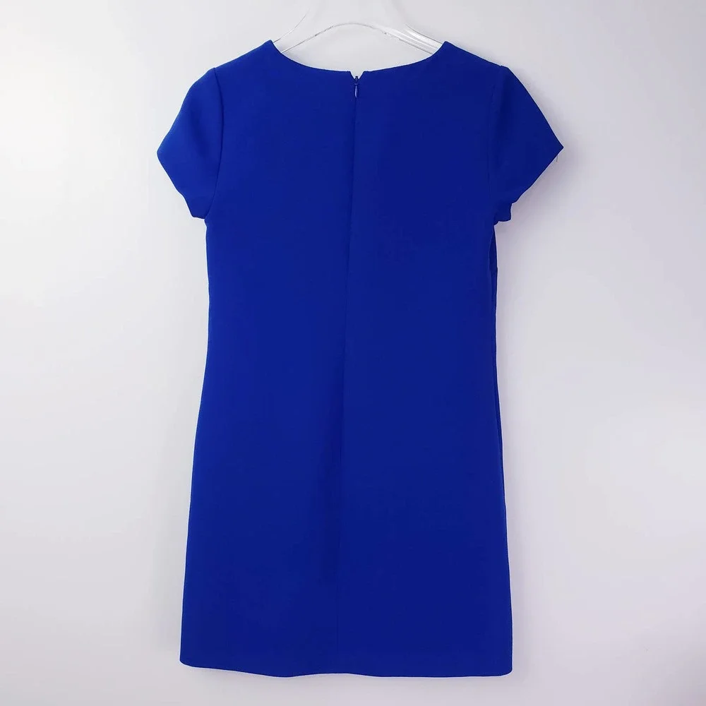 J. Crew Royal Blue Short Sleeve Shift Dress